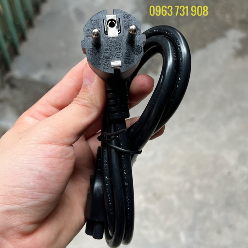 Dây nguồn 3 chấu cho sạc laptop loại xịn