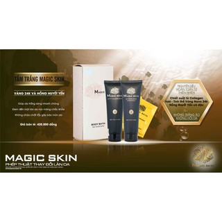 [Trắng Cấp Tốc] Bộ sản phẩm tắm trắng toàn thân Magic Skin