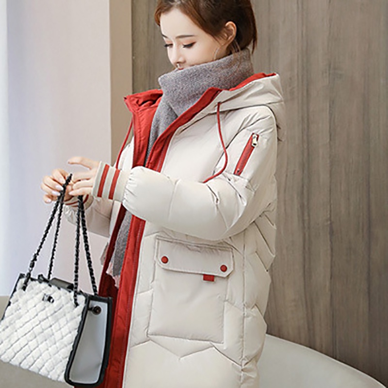 IELGY IELGY Áo Khoác Đệm cotton Dáng Rộng Phong Cách Hàn Quốc Thời Trang Mùa Đông