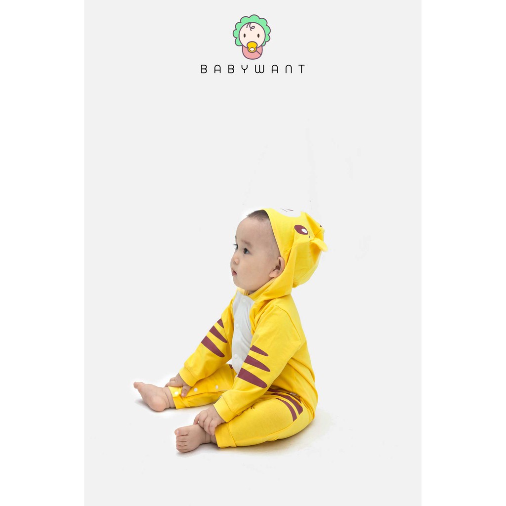 Body mũ thú dài tay chất lượng cao cho bé từ 3 đến 13kg BABYWANT