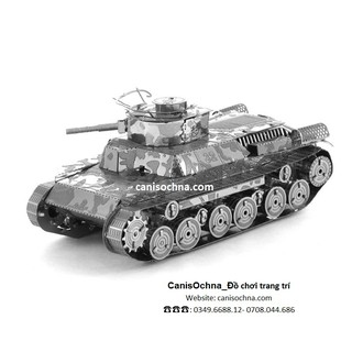 Mô hình kim loại 3D_ Xe tăng Chi-Ha_ Chi-Ha Tank