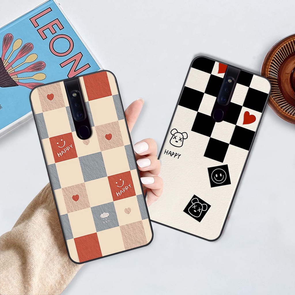 Ốp Oppo F11 / F11 Pro caro trái tim cá tính, thời trang siêu đẹp, siêu phong cách