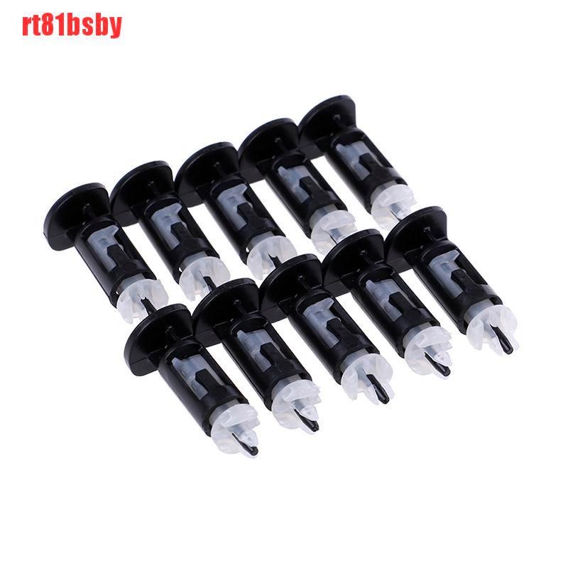 [rt81bsby]10Pcs 775 CPU heatsink mount pin plastic push screw cooling fan mounting clip