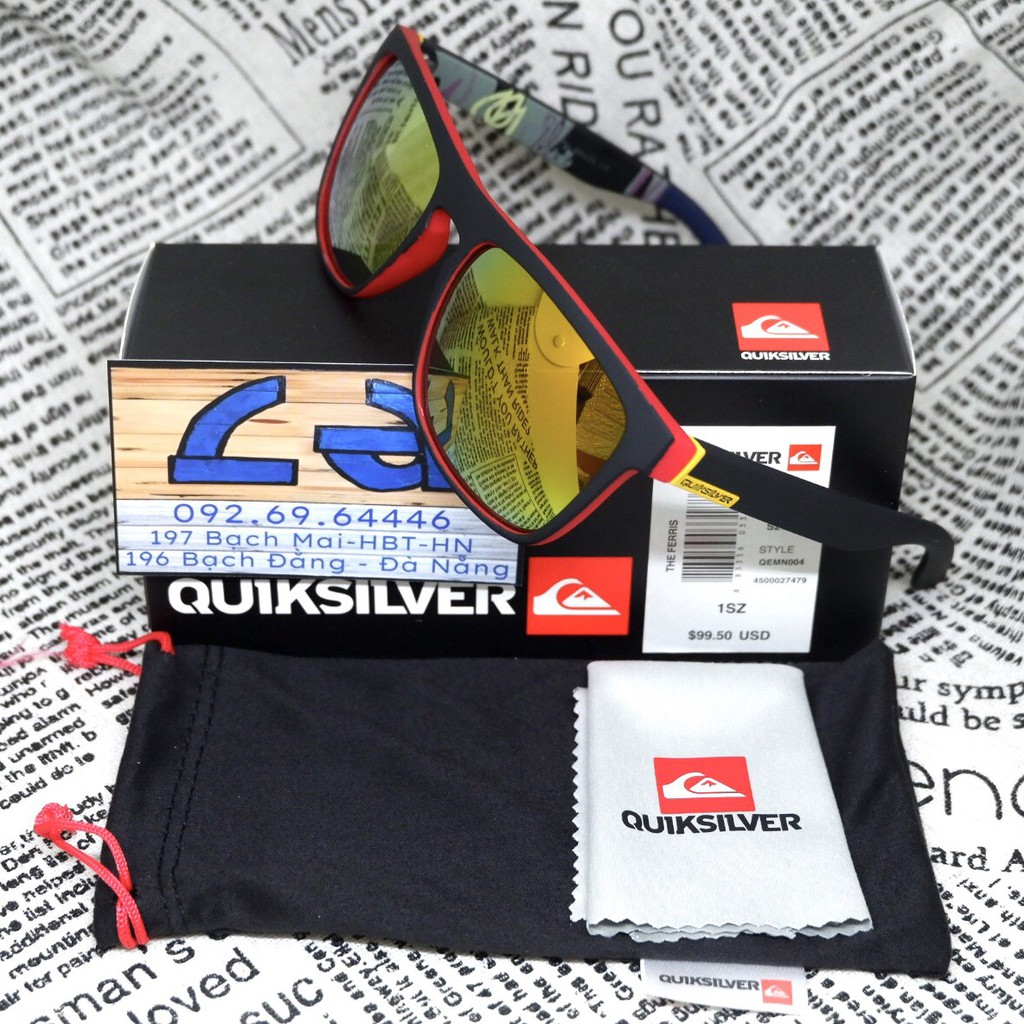 [FULLBOX] Kính Mát nam nữ QuikSilver The Ferris, Dáng Vuông dễ đeo, Chống nắng cực tốt | BigBuy360 - bigbuy360.vn