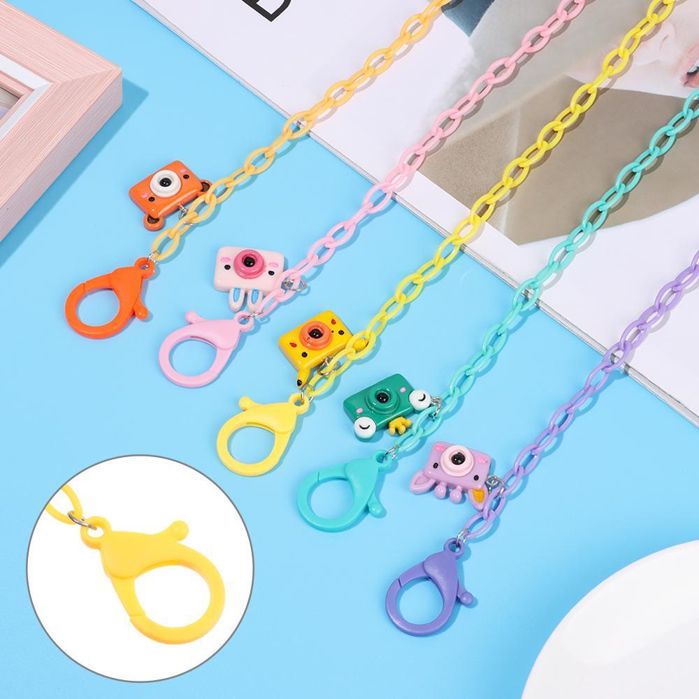 ESPO Dây Đeo Mắt Kính Hình Máy Ảnh Hoạt Hình Bằng Acrylic Chống Thất Lạc