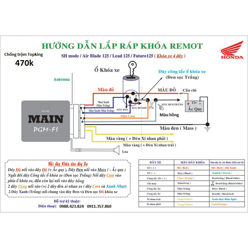 Chống trộm xe máy cao cấp