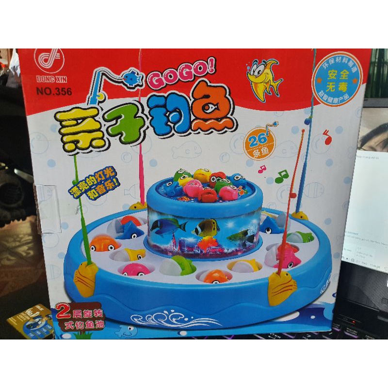 Bộ câu cá pin 2 tầng [ dành cho trẻ em ]