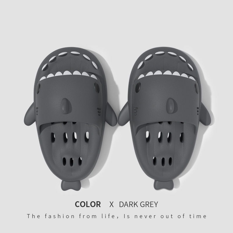 Tikp Dép Đi Trong Nhà Tắm Thiết Kế Hình Cá Mập Dễ Thương 6 Màu Size 36-45 Cho Nữ