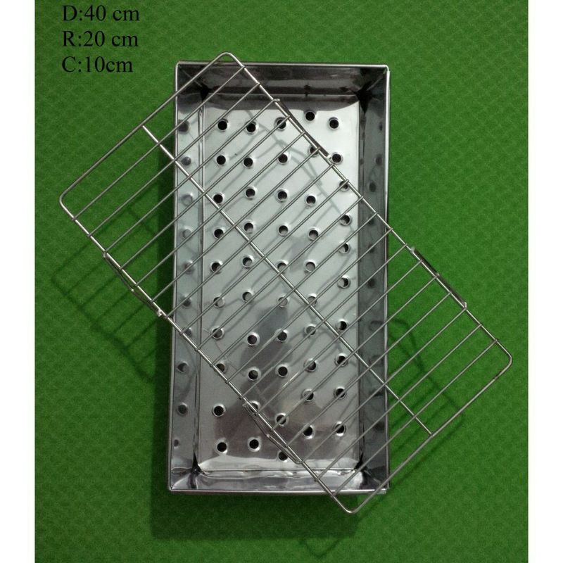 Bếp nướng than hoa inox