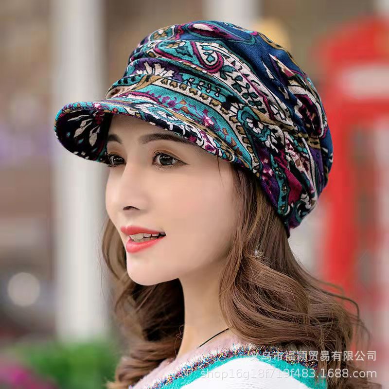 Mũ Lưỡi Trai Thời Trang Mùa Thu Đông Ấm Áp Dành Cho Nữ