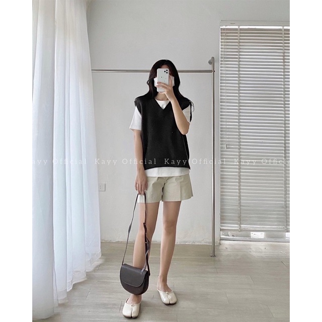 Áo gile len mềm kiểu Hàn_ Glcti ( ảnh thật ) | BigBuy360 - bigbuy360.vn