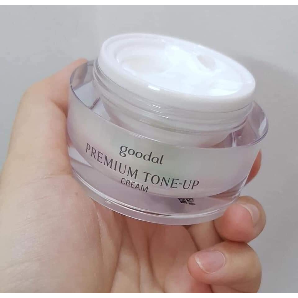 Kem dưỡng trắng da Ốc Sên Goodal Premium Snail Tone-Up Cream Hàn Quốc Mẫu Mới 2021