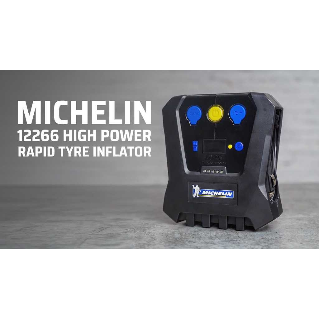 Máy Bơm Ô tô, Xe hơi Đa Năng Michelin 12266 Tặng DD vệ sinh lốp xe Polyglaze 300ml