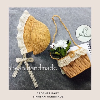 Mũ tiểu thư handmade cho bé