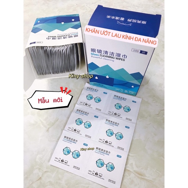 ***KHĂN GIẤY ƯỚT LAU KÍNH ĐA NĂNG [combo 10 gói]***