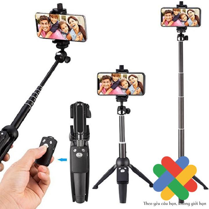 Gậy Chụp Hình Kiêm Tripod Đa Năng YT-9928 Có Remote Bluetooth - Gậy Tự Sướng Kiêm Tripod 3 Chân Chắc Chắn