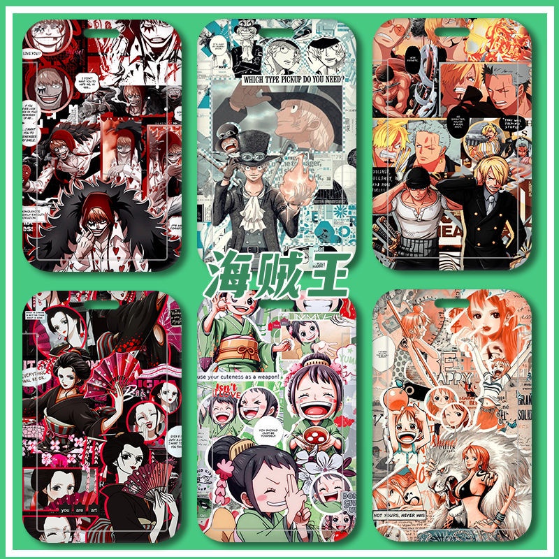 Bộ Thẻ Hình anime one piece luffy zoro id Truy Cập Thẻ metro diy Bảo Vệ Thẻ Xe Buýt