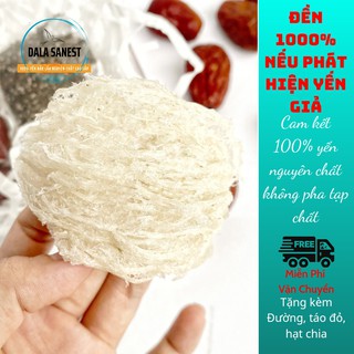 Tổ yến sào tinh chế nguyên chất thiên nhiên tặng kèm đồ chưng sẵn yến xào DALA SANEST