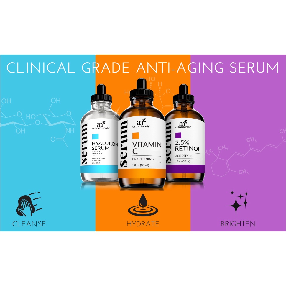 Tinh chất dưỡng da Art Naturals Trio Set | BigBuy360 - bigbuy360.vn