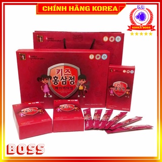 Hồng Sâm Baby Sanga, Hộp 30 Gói - Nước Sâm Baby Hàn Quốc - Tăng đề kháng cho bé - Korea Boss