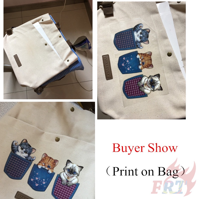 ✪ Miếng Dán Nhiệt Trang Trí Hình Động Vật ✪ 1 Miếng Dán Trang Trí Bằng Nhựa Vinyl