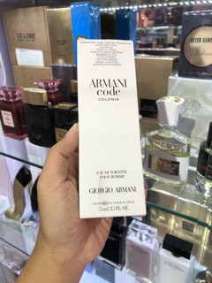 Nước Hoa Nam TESTER Giorgio Armani Code Colonia 75ml