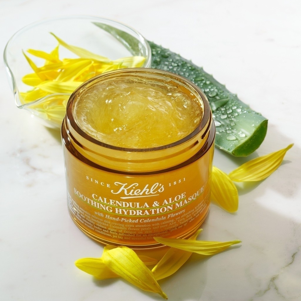 Mặt nạ hoa cúc Kiehl's Calendula &amp; Aloe Soothing Hydration Mask