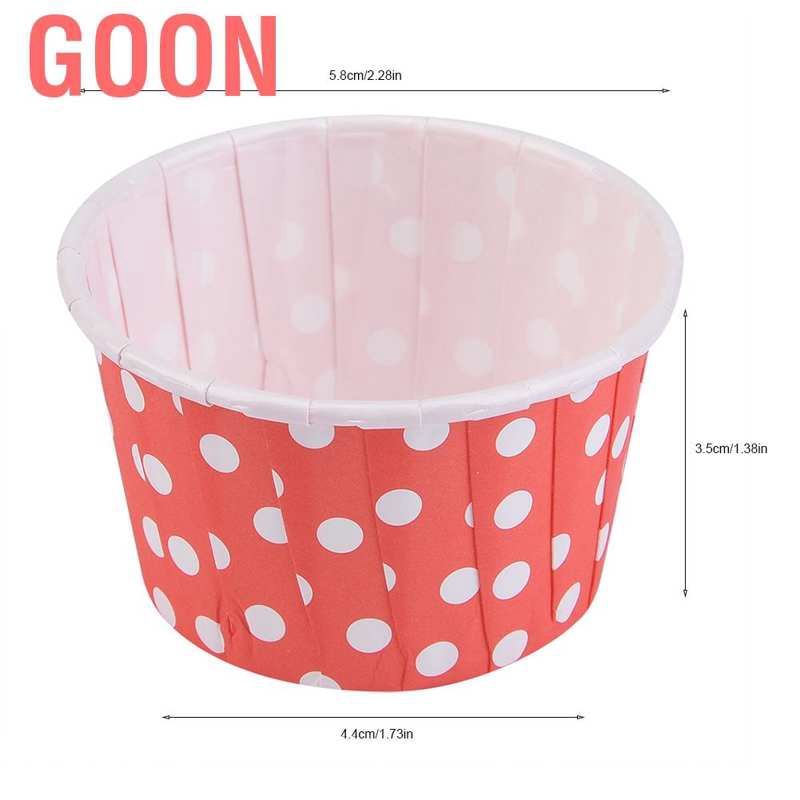 Set 100 Cốc Giấy Làm Bánh Cupcake Tiện Lợi
