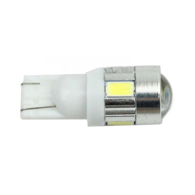 Đèn led 1 bóng 6 SMD T10 12V chuyên thắp sáng nội thất ô tô