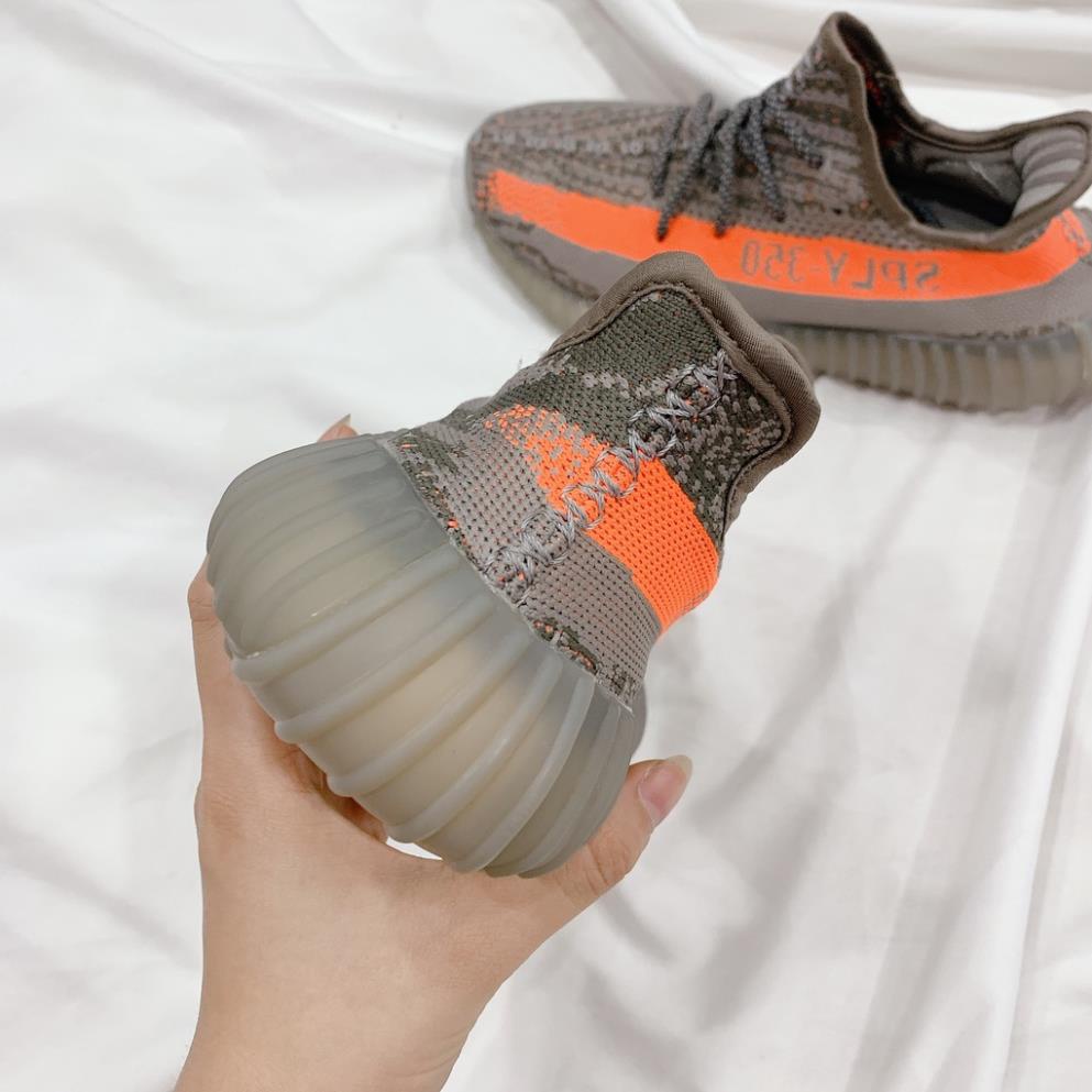 Giày Thể Thao Nam Nữ Sugar YZ 350 Xám Cam