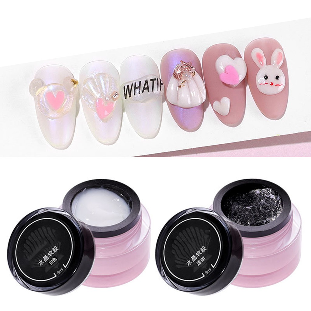 Gel in họa tiết cho móng tay nhanh khô có 2 màu tùy chọn
