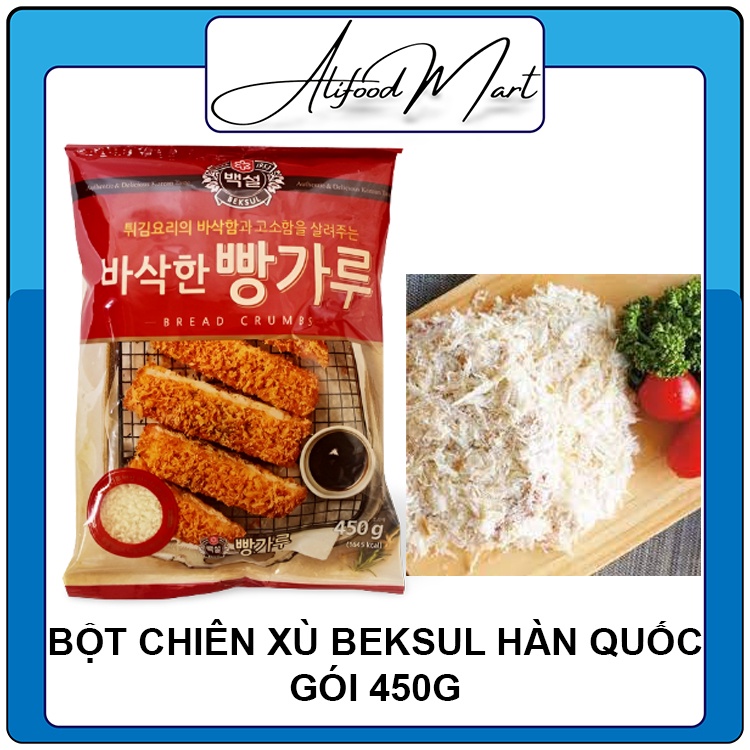 Bột chiên xù, vụn bánh mì beksul hàn quốc 450g - 빵가루