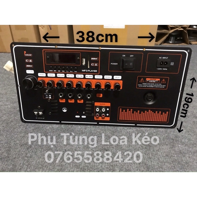 Mạch Loa Kéo T21 Echo Delay Công Suất 520w Đơn Đôi Bass 40 50 Từ 170 Coil 65