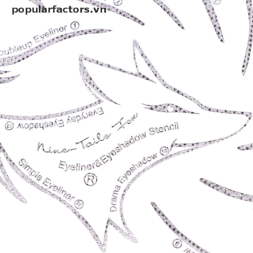 1 Khuôn Kẻ Mắt / Lông Mày Hình Đôi Cánh Độc Đáo