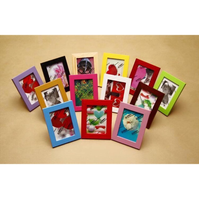 Khung ảnh gỗ trơn trang trí size 13cm x 18cm