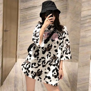 Áo váy bò sữa dáng thụng ulzzang
