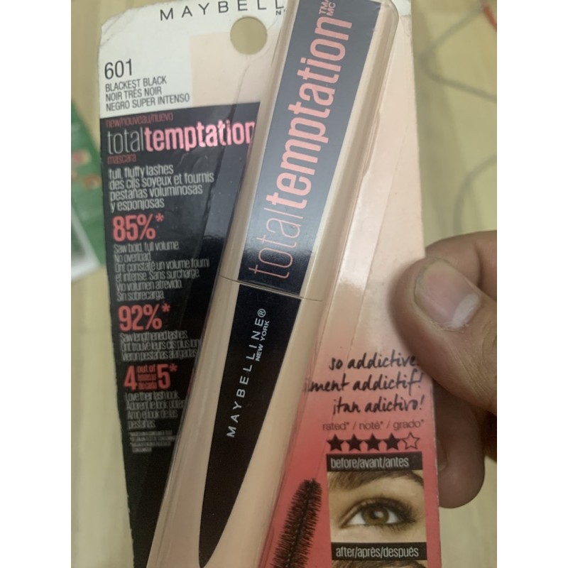 MASCARA DÀY MI MAYBELLINE TOTAL TEMPTATION CHÍNH HÃNG