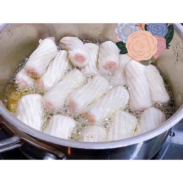 (CỰC RẺ) chả mực xoắn túi 1kg thả lẩu/chiên rán cực ngon