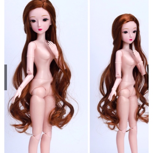 Búp Bê công chúa LOLITA Thay Được Tóc mô phỏng Búp Bê BJD