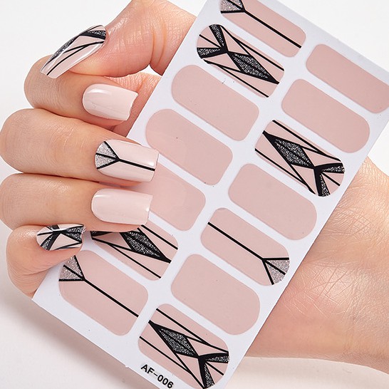 Sticker Dán Móng Tay không thấm nước siêu xinh và tiện lợi AF001~030;1