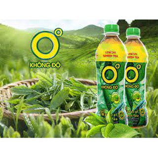 TRÀ XANH 0 ĐỘ HƯƠNG CHANH CHAI 500ML