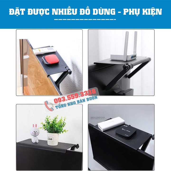 Giá Kệ Để Đồ Gác Trên Màn Hình Máy Tính , Tivi - Screen Top Shelf- Lắp Đặt Đơn Giản - Tiết Kiệm Diện Tích - Khay Để 32CM