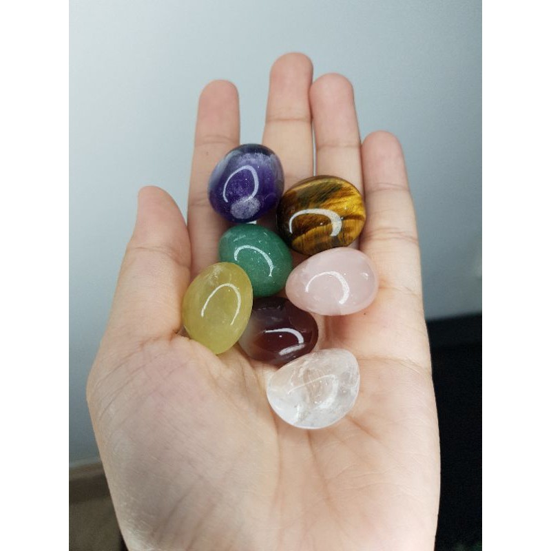 Set 7 viên đá dùng trong thanh tẩy bài Tarot, thiền định. | BigBuy360 - bigbuy360.vn
