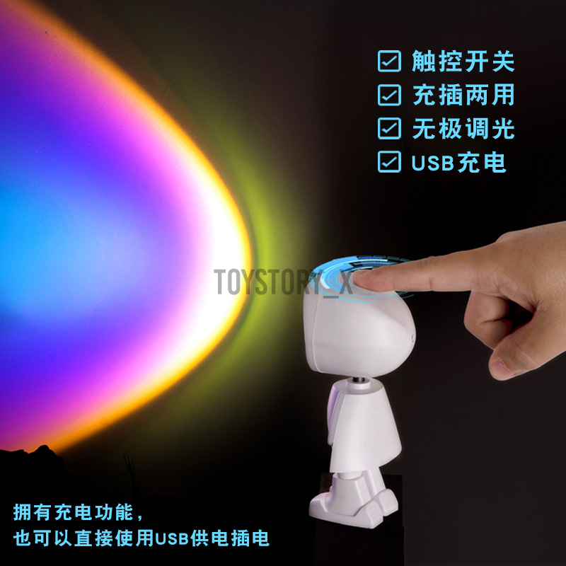 Đèn Ngủ Hình Rô Bốt Độc Đáo