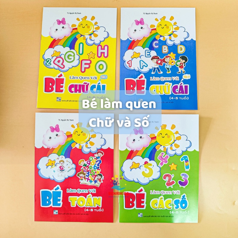 Tranh Tô Màu Nét Cơ Bản Hành Trang Cho Bé Vào Lớp 1 Luyện Chữ Cái Chữ Số Kèm Bút Chì Và Tẩy