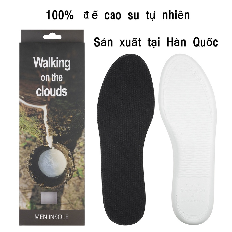 siêu dày 100% đế cao su tự nhiên, Sản xuất tại Hàn Quốc, Thân thiện với môi trường, lót trong, đệm giày, đế giày nữ, mái nhà, miếng lót giày nữ, đế cao đế cao, đệm vòm, lót gót, đệm mềm, viêm cân gan chân, phụ kiện giày