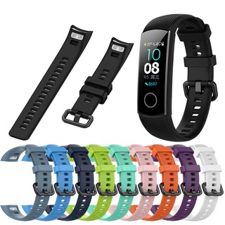 Dây Đeo Silicon Mềm Cho Đồng Hồ Thông Minh Huawei Honor Band 4 5 Band4 Band5