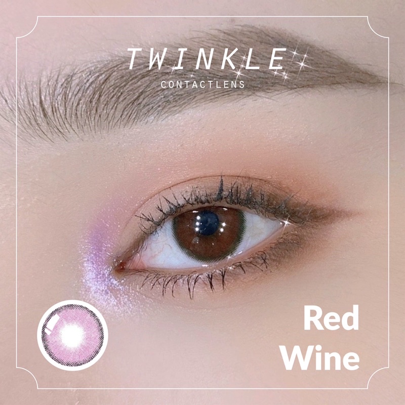 Kính áp tròng/Lens Red Wine Lens Twinkle