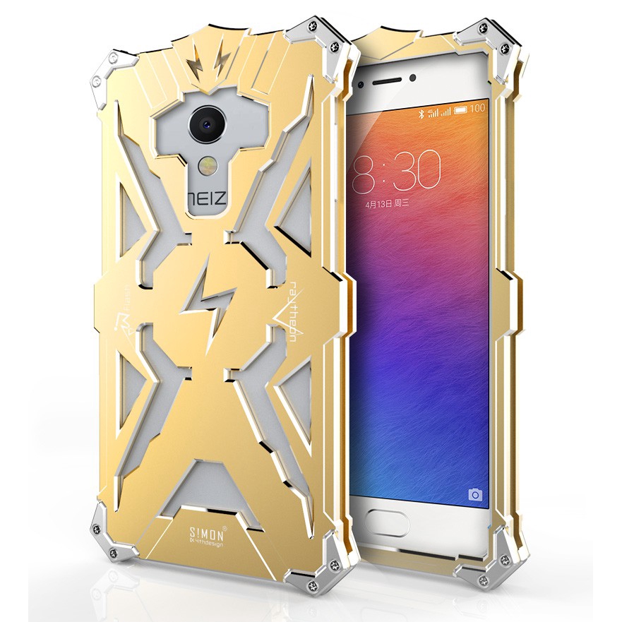 Meizu MX6 / MX5 / MX4 Pro Steel War God Full Metal Shockproof Hard Phone Case