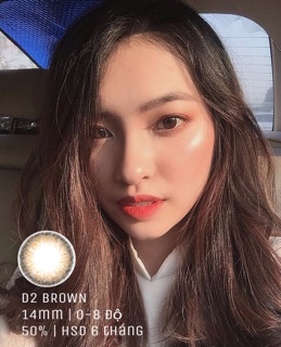 Kính áp tròng D2 BROWN ( DAILY BROWN )